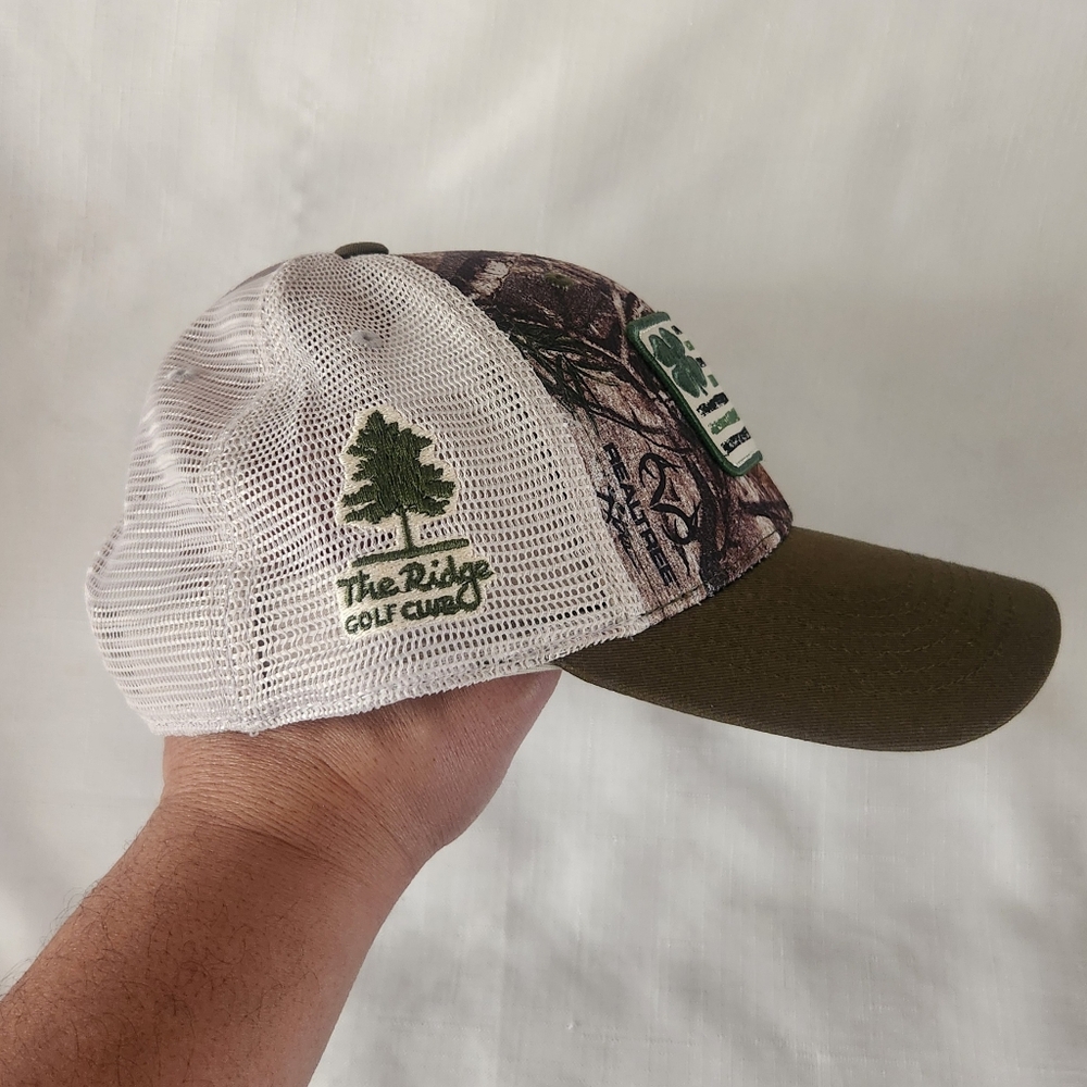 Black Clover X Real Tree Xtra Open Season Camouflage Snapback Cap The Ridge Golf - Picture 5 of 10